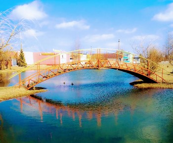 МОСТ ЧЕРЕЗ РЕКУ / МОСТ ЧЕРЕЗ РЕКУ ,ШАРКОВЩИНА