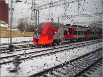 Железнодорожная пятница / &quot;А за окном- то дождь, то снег..&quot;. И разноцветные мгновенья...)))