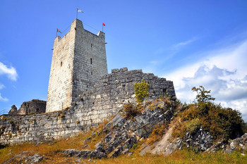 Анакопийская крепость на вершине Иверской горы / Новый Афон