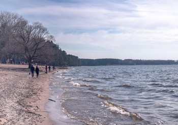 почти балтийский берег / Минское море,конец марта 2019