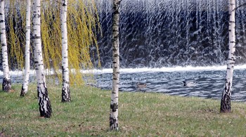 Весенний водопад / ***