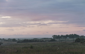 сумерки / лето, вечер, Подмосковье