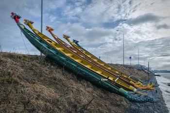 Гребной канал Крестовского острова. / Петербург. Март 2019.