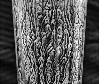 Правильная ряженка. / стакан после выпитой ряженки