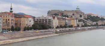 Слегка акварельный Будапешт / Набережная Дуная