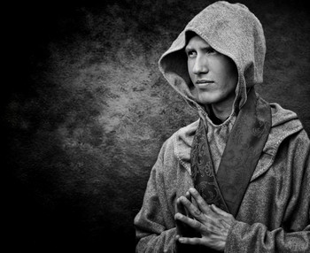 Портрет монаха-капуцина / Непостановочный, снял в Коломенском.