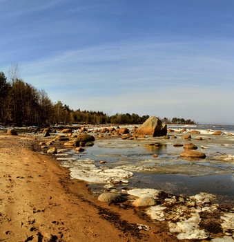 Весна на заливе / Панорама
