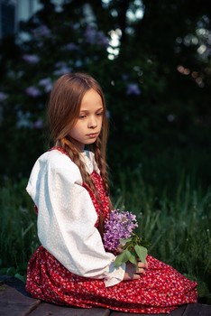 Девочка крестьянка / модель Ангелина Табакова