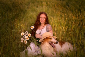 рыжики) / в поле
