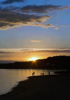 Этюд. / Можайское водохранилище.