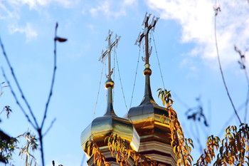 Купола / Купола храма Архангела Михаила в Москве (Тропарёво-Никулино)