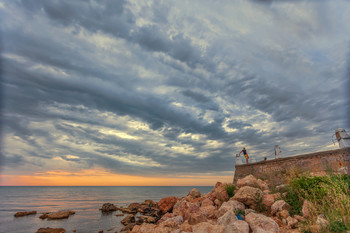 Вечер на море / Крым,Севастополь