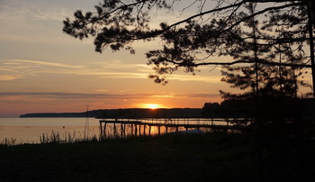 Утренняя тишина / Чудное утро на берегах Оби.