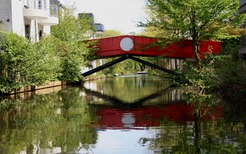 Мост в городке Нордхорн. Германия. / ***