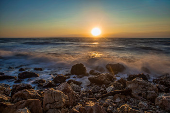 Вечерний прибой / Крым,Севастополь