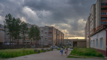 ПЕРЕД ГРОЗОЙ. / грозное небо