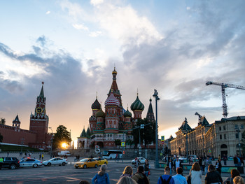 Московский вечер / Вечерняя прогулка по Москве.