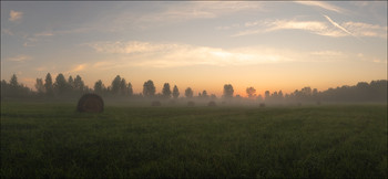 &nbsp; / Кемерово, Западная Сибирь, съёмка на рассвете, панорама 5 кадров
