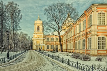 Троицкий собор Александро-Невской лавры. / Петербург. Январь 2016.