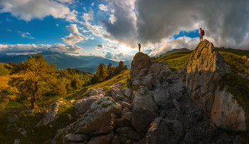 Просторы Архыза / Встречаем летний закат.
В минувшие выходные Курорты Северного Кавказа организовали увлекательное мини-путешествие по горному району Архыза. 
Западный Кавказ. Карачаево-Черкесия. 
27 июля, 2019 г.