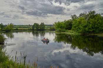 Отдых на речке / река Северский Донец. Лето 2019