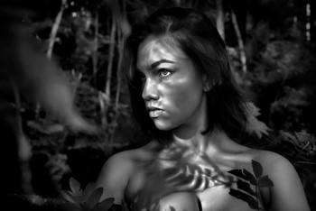 Портрет девушки в лесу на закате.... / ***