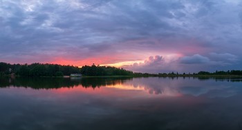 Закат на озере / о. Калацкое