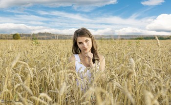 Портрет в пшеничке / Проект "Пшеничное поле"