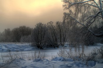 Мороз..туман / Январь