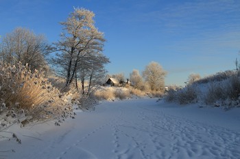 Зима деревенька / ***