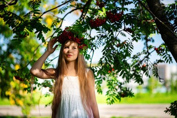 В тенях августа / модель Юлиана Смирнова