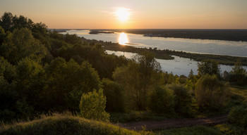 Волга. Макарьево. Исады. / Нижегородская область. Лысково. Макарьево. Исады.