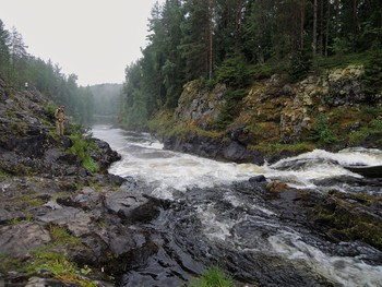  / водопад Кивач