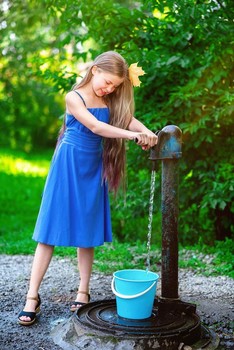 За водой / модель Юлиана Смирнова