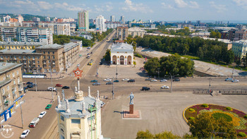 Площадь Маяковского Новокузнецк / Площадь Маяковского Новокузнецк