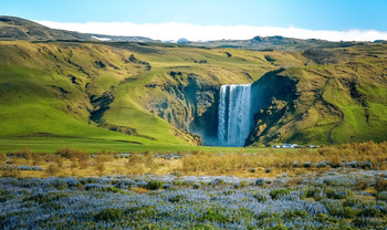 Водопад Скоугафосс / Исландия