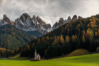 &quot;La magia della Val di Funes&quot; / Осень в Доломитах.