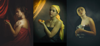 разноцветные портреты .. / ***