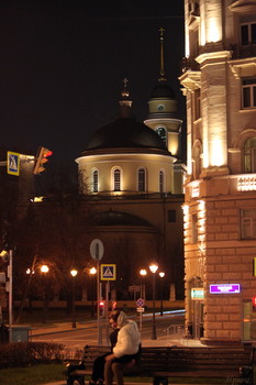 в Москве наступает полночь... / Храм Вознесения Господня у Никитских ворот...
