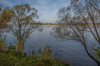 Последний аккорд осени. / Осень на берегу Волги.