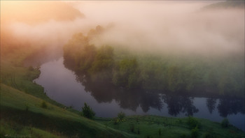 Стелется... / р.Красивая Меча. Ведьмино-Красногорье.