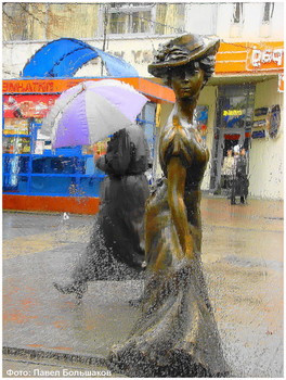 Дождь в Челябинске / Дождь на улице Кирова в Челябинске: челябинский арбат