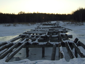Старый мост / Сахалин, мост через 1-ю речку возле Соловьёвки