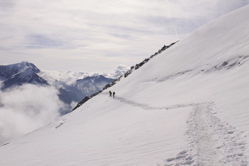 Путь на перевал Windjoch / Пенниские Альпы.