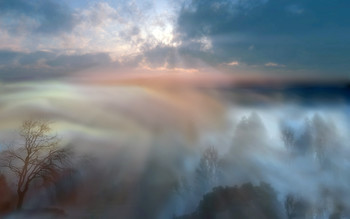 Пространственная композиция / утром