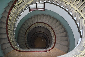 &nbsp; / Рига.Лестница в музее &quot;Центр Рижского Югендстиля&quot;