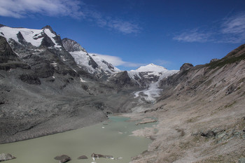Гросглоккнер / Гросглоккнер - самая высокая вершина Австрии, 3798 метров и ледник Пастерце