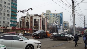 Калуга накануне зимы / фото сделано в Калуге на улице Кирова на камеру смартфона &quot;Самсунг&quot;