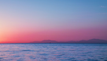 Чудесные краски южного моря / Закат