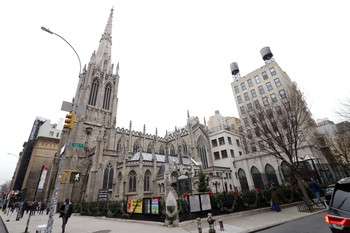 Grace Church / Grace Church is a historic parish church in Manhattan, New York City which is part of the Episcopal Diocese of New York. The church is located at 800-804 Broadway, at the corner of East 10th Street, where Broadway bends to the south-southeast, bringing it in alignment with the avenues in Manhattan's grid. Grace Church School and the church houses – which are now used by the school – are located to the east at 86-98 Fourth Avenue between East 10th and 12th Streets.